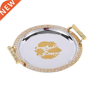 Metal Storage Tray Jewelry Display Plate Retro Dessert