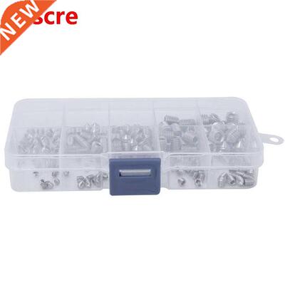 200Pcs M3 M6 M8 Grub Screw Cone Point Stainless Steel Hex So