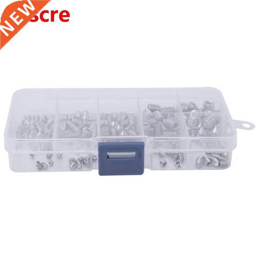 200Pcs M3 M6 M8 Grub Screw Cone Point Stainless Steel Hex So