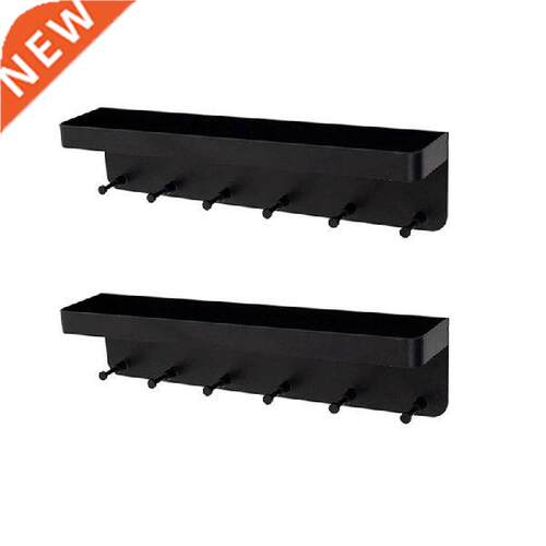 2 Pcs Key Holder With Shelf,Wall Key Board 6