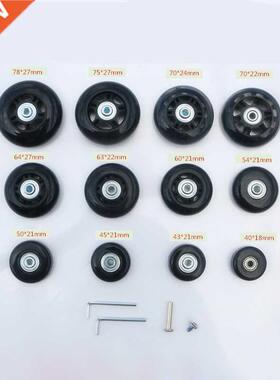 Luggage wheels repalcement trolley case pulley wheel mute un
