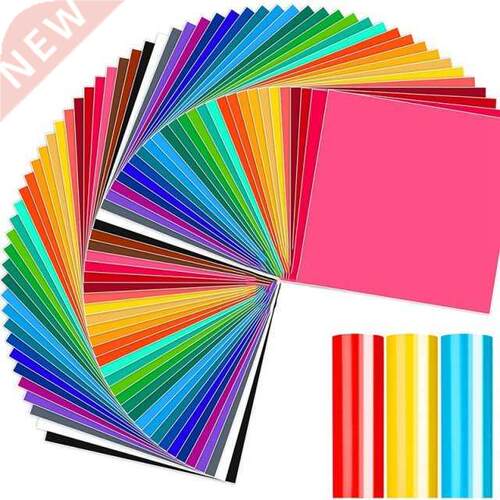 Permanent Vinyl For Cricut 58 Pack (30 Assorted Colors 12Inc