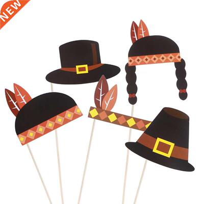 29pcs Thanksgiving Photo Booth Props Happy Thanksgiving