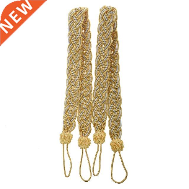 Wholesales 2 Rope curtain tiebacks - slender slinky rope cor