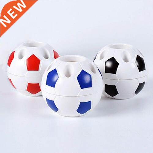 Football Ball Shape Pen Pencil Holder Soccer Ball Makeup