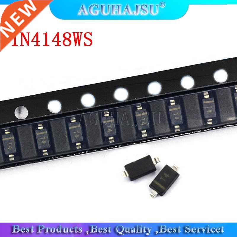 100PCS sod323 smd surface mount small signal diodes T4 1N414