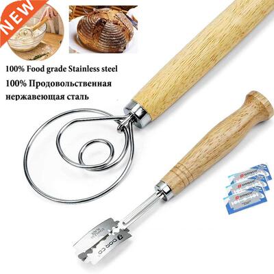 Scoring-Tool Whisk Dough Artisan Bread-Lame Danish Stainless