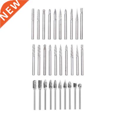 30PCS Double Cut Carbide Burr Set, 1/4Inch Head Length Rotar