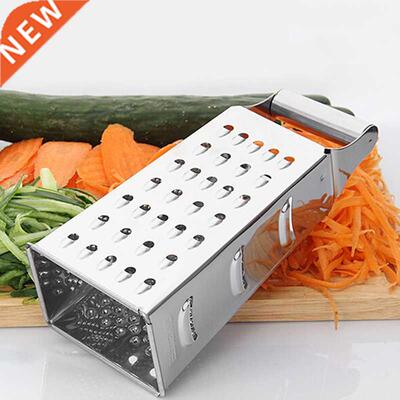 4 Sided Food Grater Stainless Steel Manual Vegetable Cheese