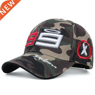 Gorra de carreras con bordado gorro para moto de camuflaje,