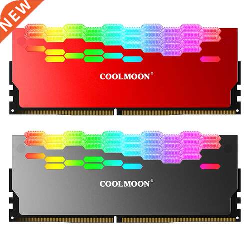 COOLMOON RA-2 RAM Heatsink Cooler Memory Cooling Ve Heat S