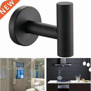 SUS304 Black Robe Hook Wall Hook Towel Hook For Bathroom Sta