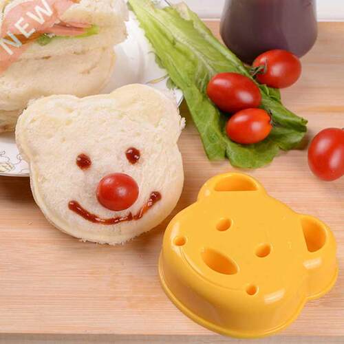 2pcs Bear Sandwich Mold Toast Bre Making Cutter Mould