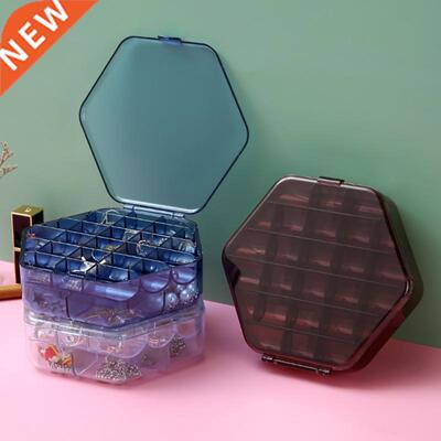 New Double-layer Large-capacity Jewelry Box With Lid