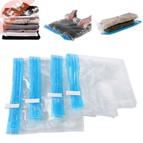 Hand Rolling Type Vacuum Compressed Bags Travel Storage Bag