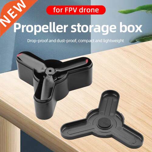 PC + ABS dustproof Plastic Propeller Storage Box for DJI FPV