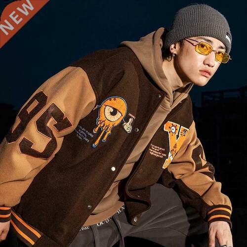 hiphop jacket men and women autumn and winter coat casual ha