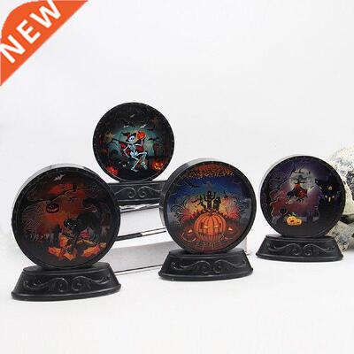 Halloween lamp witch skeleton cat pumin For Home or