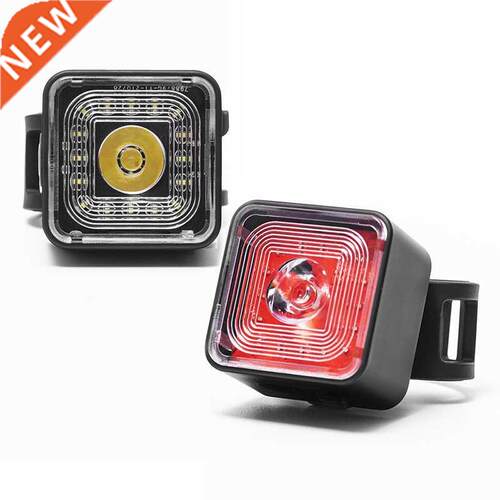 Bicycle Front and Rear Sets of Lights Smart Brake Tail Light