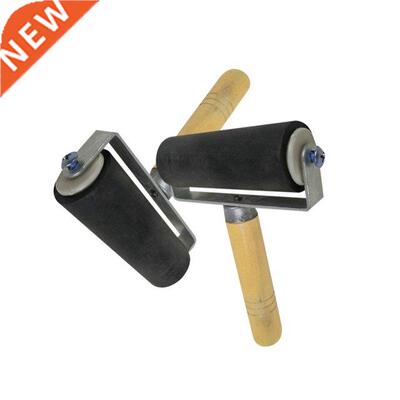 Woodblock Deluxe Hard Rubber Brayer Roller Heavy Duty Steel