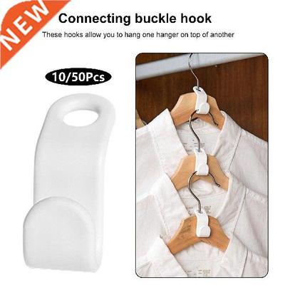10/50 PCS Mini Clothes Hanger Connector Hooks Cascading