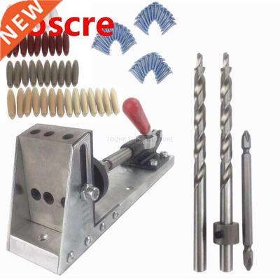 Woodworking Pocket Hole Jig System Guide Inclined Hole Drill