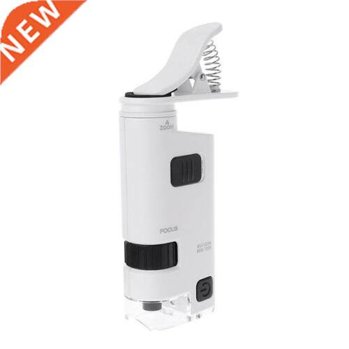 80-120X LED Cell Phone Microscope Universal Clip Cellphone M