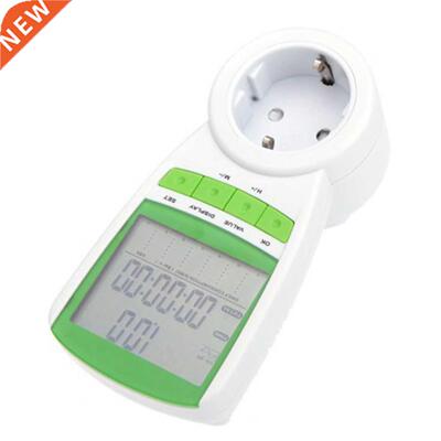 Power Meter US Plug tester 230V 50Hz LCD Wattage Current Fre