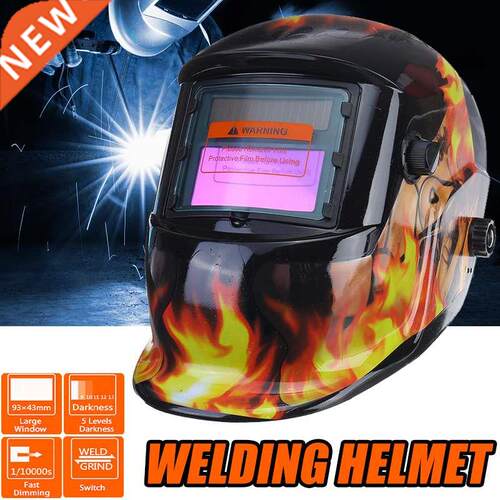 Large Screen Solar Auto Darkening Adjustable Range MIG MMA