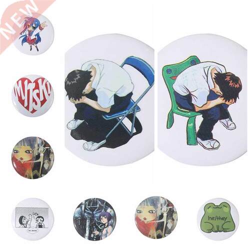Tinplate Serial Soft utton Pin Jewelry Animation Emotion r