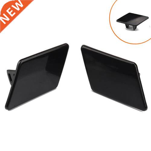 Front Bumper Headlight Washer Nozzle Cover Cap Unpainted L R