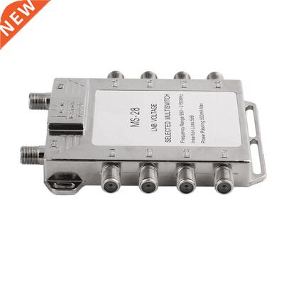 Portable 2x8 Satellite Signal Multiswitch 950-2150MHz LNB Vo