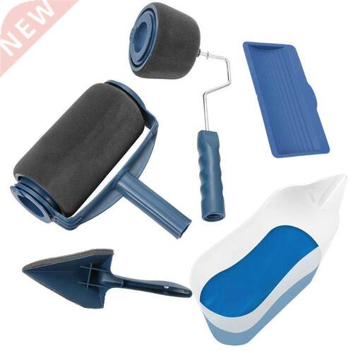 5pcs Paint Roller Brush Set Paint Roller Brush Room Wall Pai