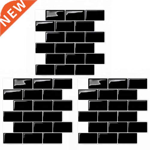 X D Wall Stickers Brick Wallpaper Tile For Kitchen