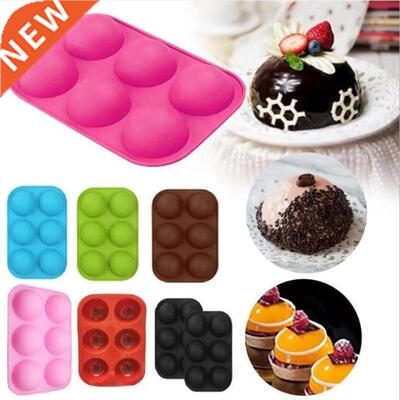 3D Ball Round Half Sphere Silicone Molds for DIY Baking Pudd
