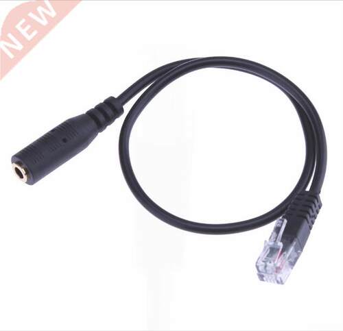 RJ9/RJ10 to 3.5mm Heset apter Cable Stereo Converter Te