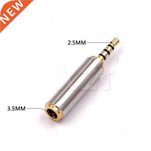 1pcs AT jack 2.5 Male .5 mm Female audio Stereo Video Adap