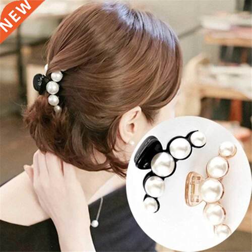 Luxury Pearls Hairpins Hair Ornaments rendy Hair Clip Shiny