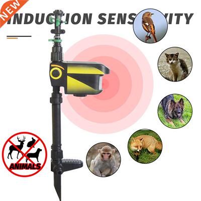 Outdoor Solar-Powered Motion Activated Sprinkler Rodent