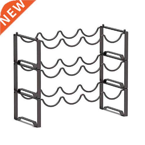 3-Tier Stackable Wine Rack,Small Wine Storage Holder Wine