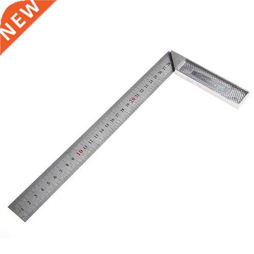 1Pc 30cm Portable Stainless Steel Right Measuring Angle Squa