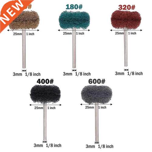 10pcs Mini Drill Abrasive Brush Nylon Buffing Polishing Whee