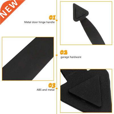 1 Set Magnetic Garage Door Decorative Handle Faux Hinges