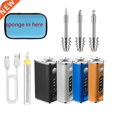 40/80/100W Digital Electric Soldering Iron USB Rechargeable