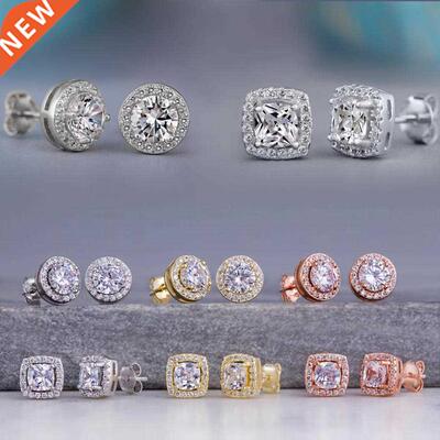 57 Styles rendy 925 Sterling silver Lab Diamond Stud Earring
