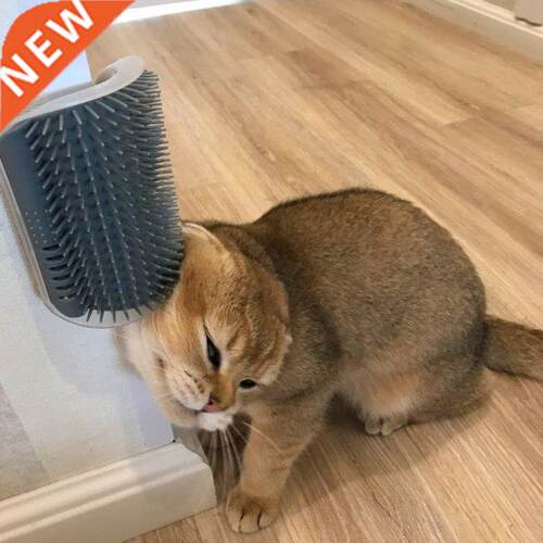 1PC Cats Brush Corner Cat Massage Self Groomer Comb Brush Ca