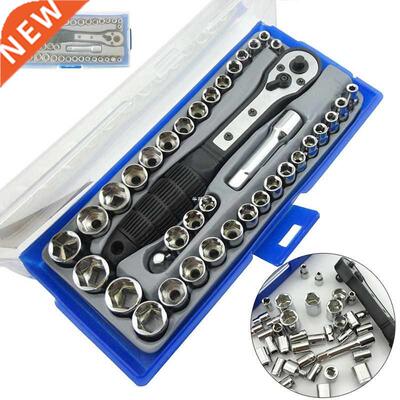 8Pcs /8'' 4-15mm Inch Metric Set Ratchet Driver Socket tor