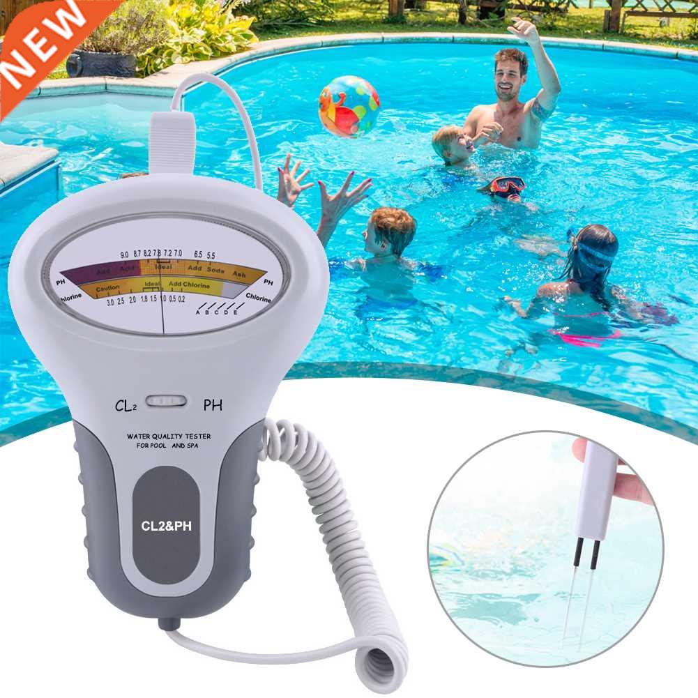 Water Quality PH Cl2 Level Tester Portable Outdoor Swimming