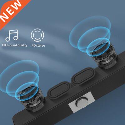 Bluetooth-compatible/Wired Speaker Sound Bar USB Powered Hom