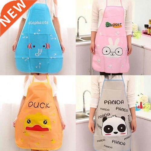 Cartoon Apron Animal PVC Waterproof Adult Colorful Kitchen